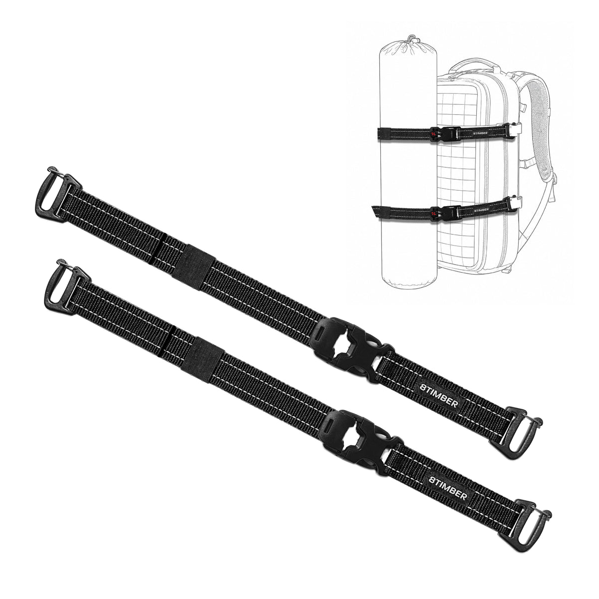 Backpack Strap, 2-Piece Set